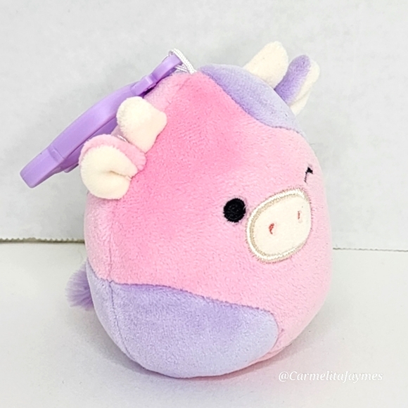 🖤 PATTY 🐮 Select Series Pink & Purple Cow Clip Black Tag Original Squishmallow - Picture 6 of 8